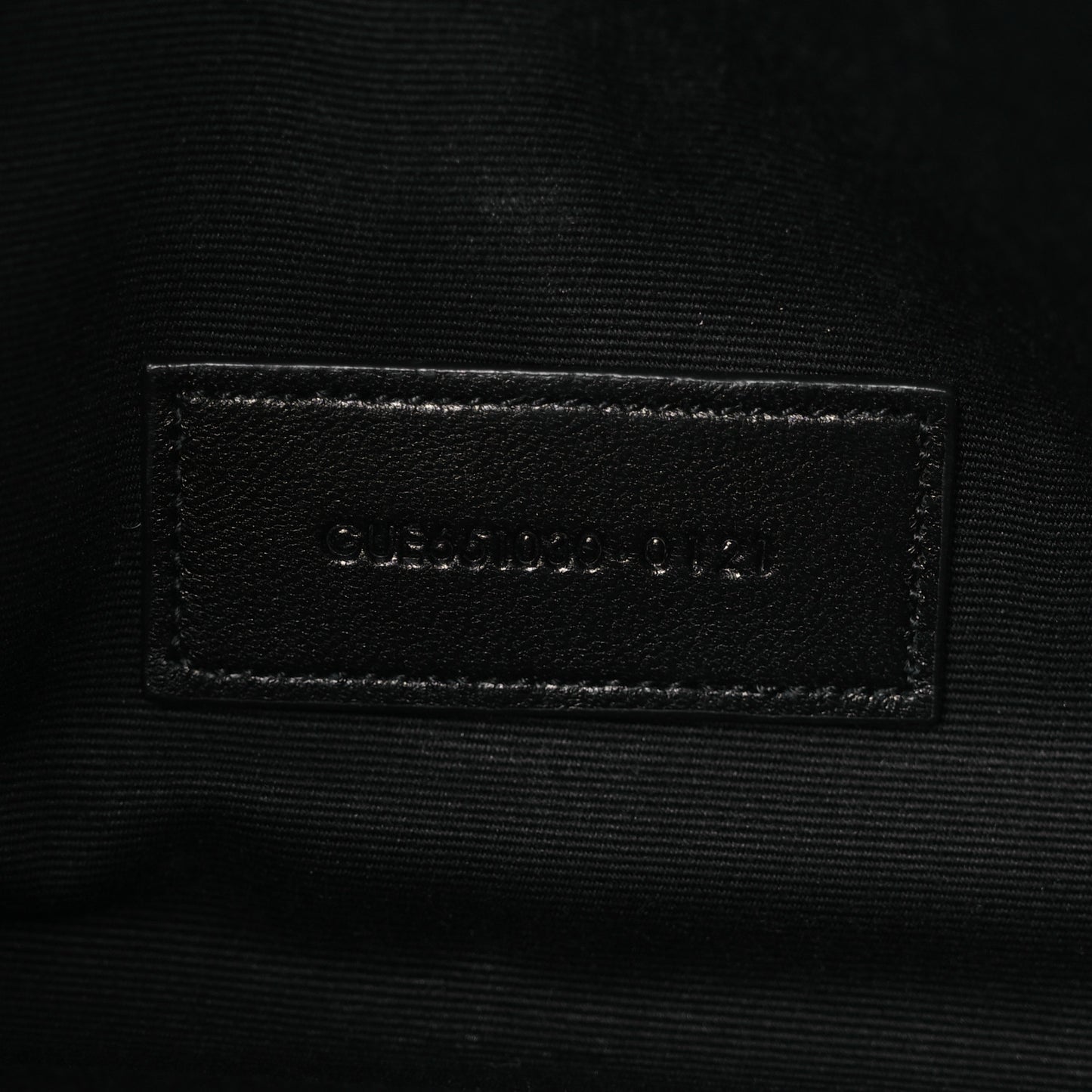 Grain De Poudre Textured Mixed Matelasse Triquilt Monogram Clutch Black