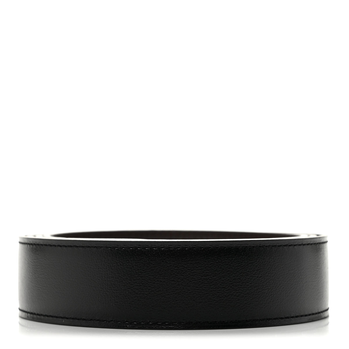 Hermes Box Togo 32mm Belt Strap 115 Black Chocolate 2 of 6