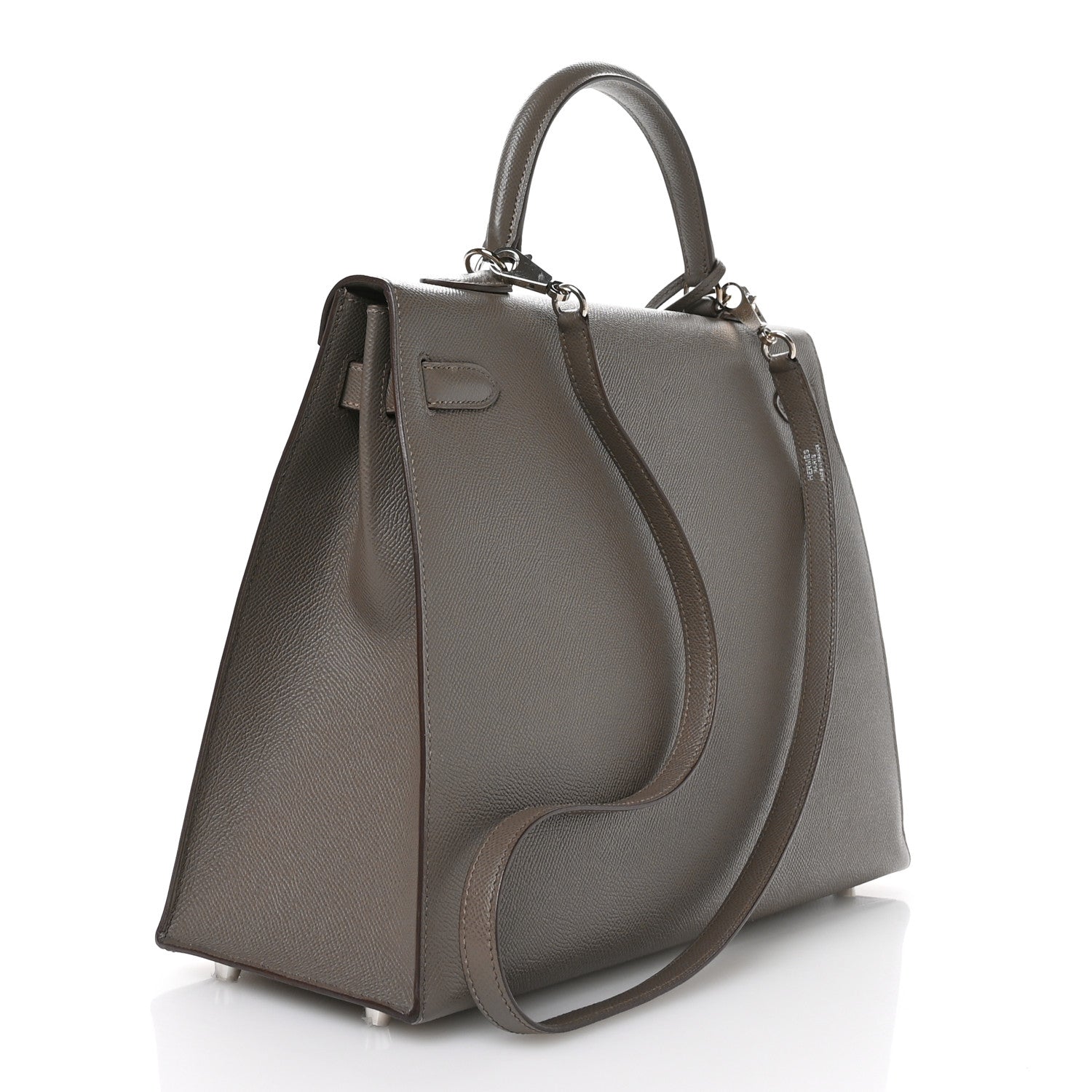Hermes Epsom Kelly Sellier 35 Etain 4 of 16