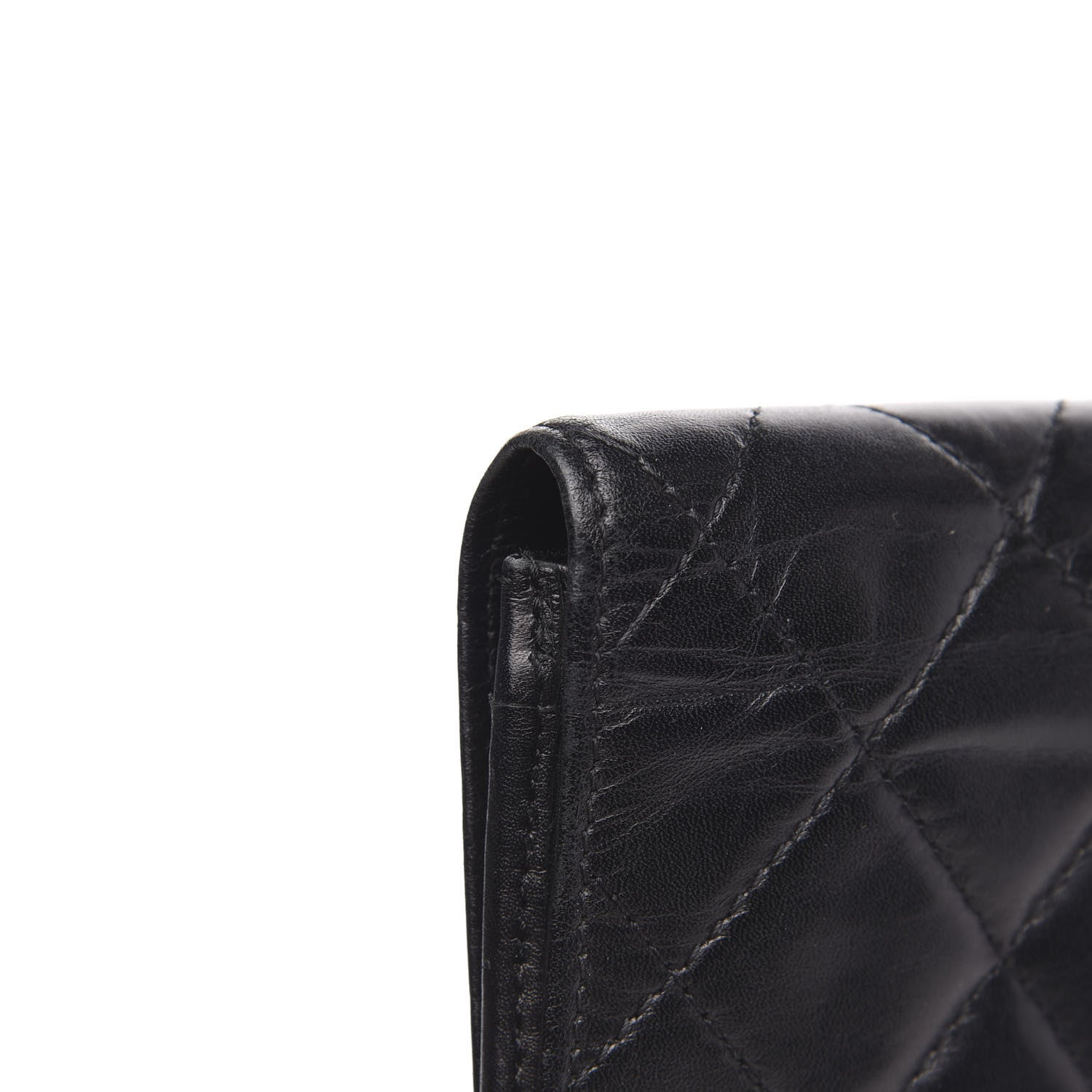Chanel Calfskin Quilted Cambon Flap Wallet Black 10 of 11