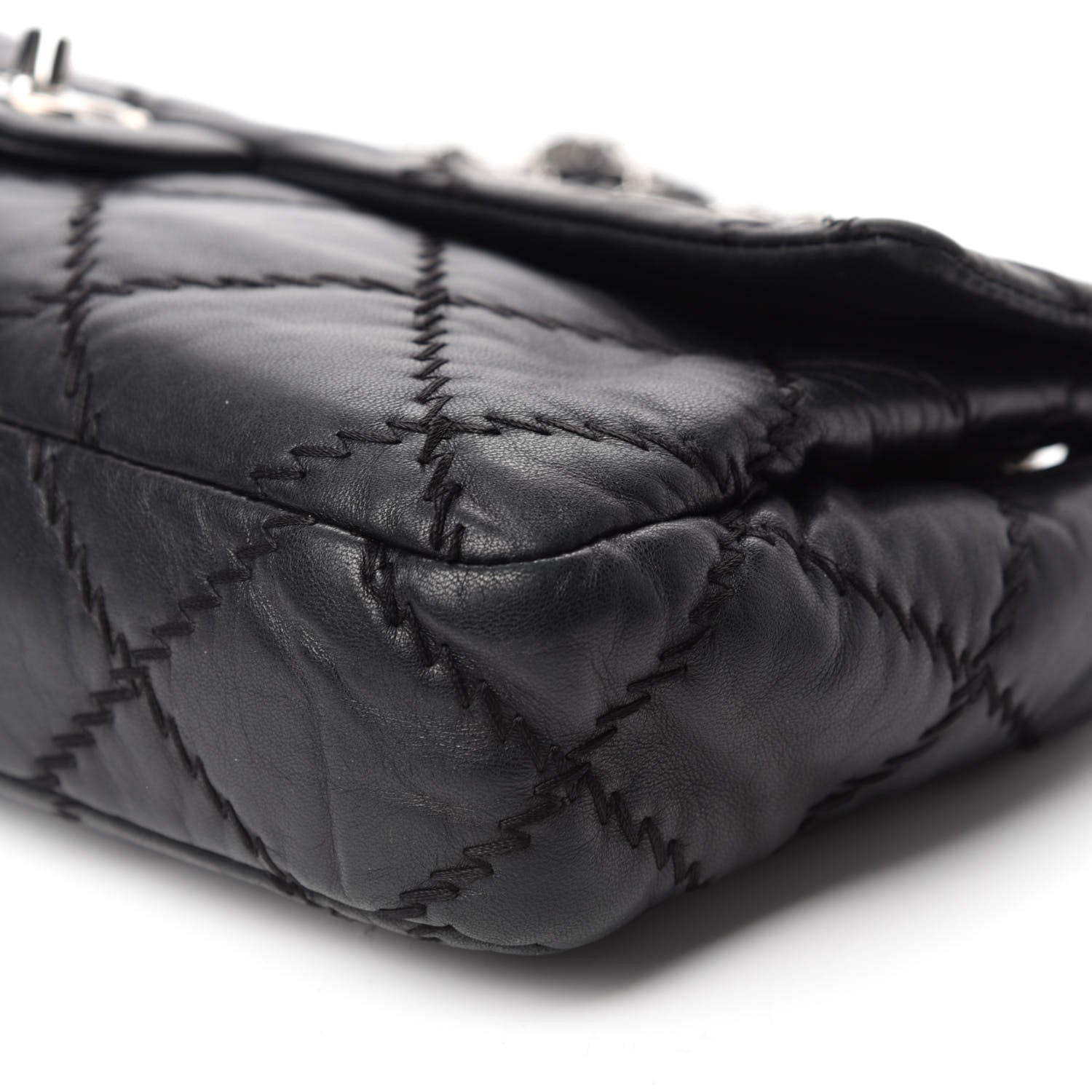 Chanel Lambskin Ultimate Stitch Maxi Flap Black 8 of 16