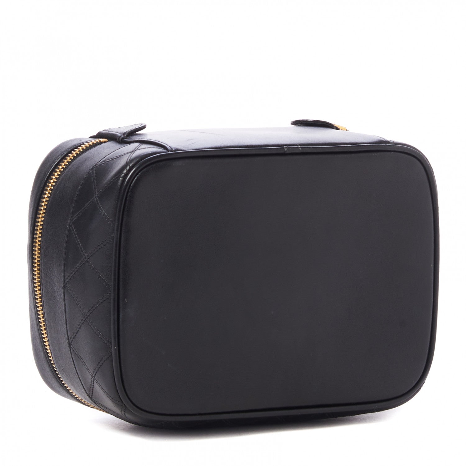 Chanel Lambskin Vanity Cosmetic Case Black 3 of 8