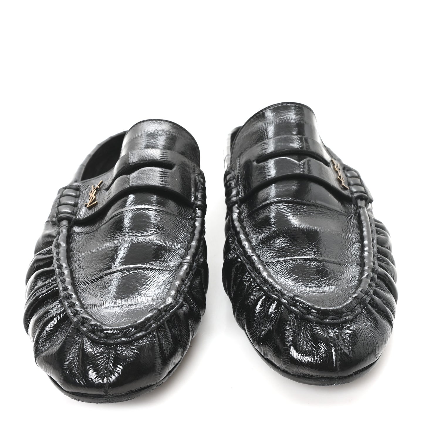 Radiance Calfskin Le Loafer Penny Slippers 40 Black