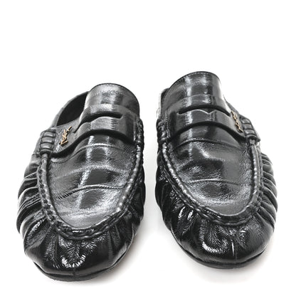 Saint Laurent Radiance Calfskin Le Loafer Penny Slippers 40 Black 3 of 9
