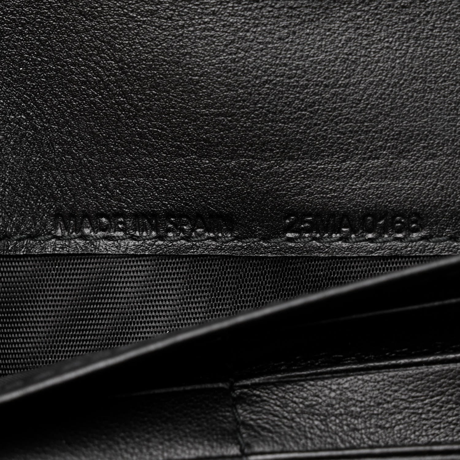 Christian Dior Patent Lambskin Cannage Lady Dior Rendezvous Wallet On Chain Black 8 of 11
