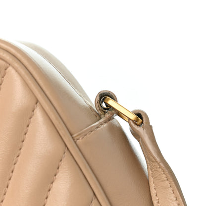 Saint Laurent Calfskin Matelasse Monogram Lou Camera Bag Dark Beige 12 of 12