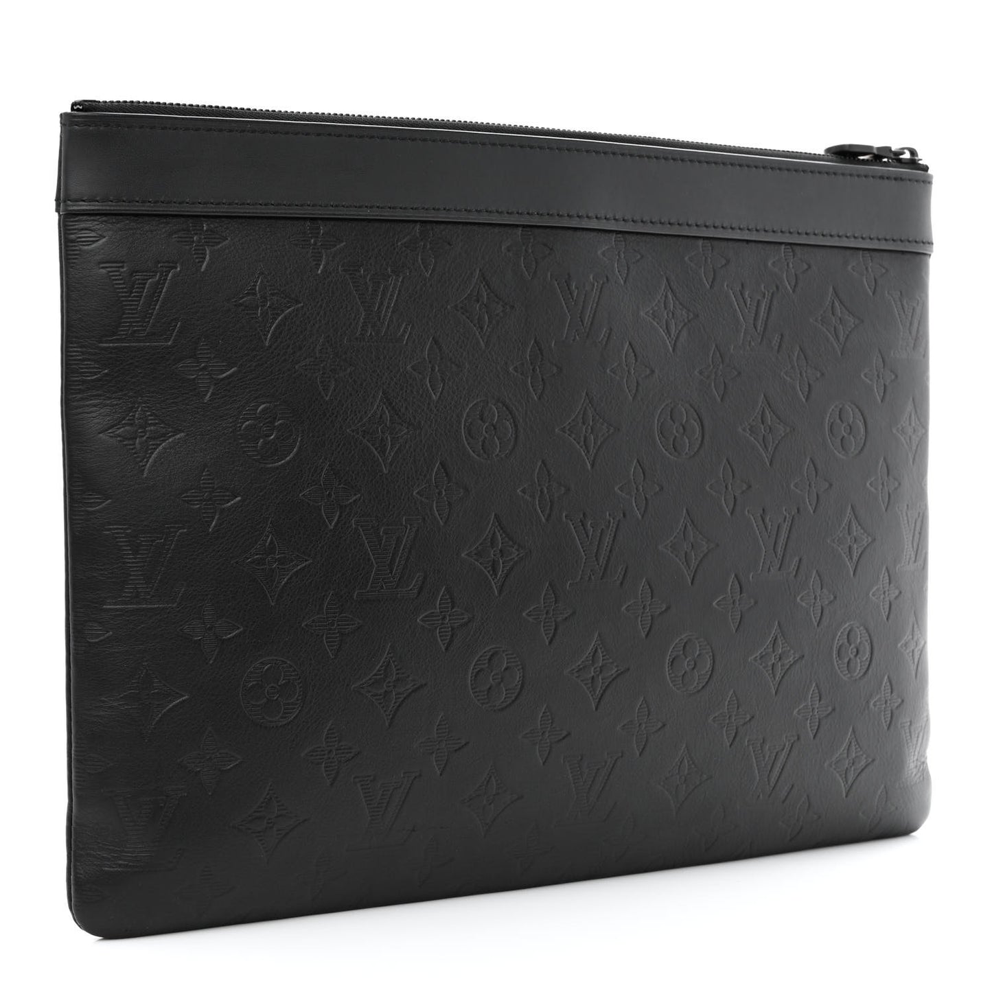 Calfskin Monogram Shadow Discovery Pochette Black