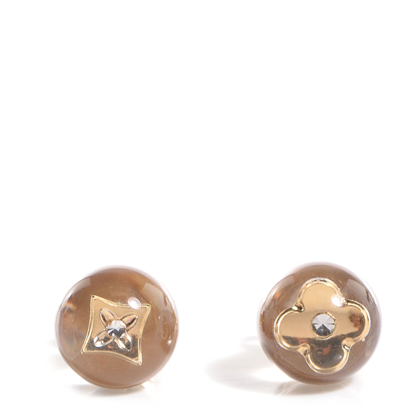 Inclusion Stud Earrings Transparent