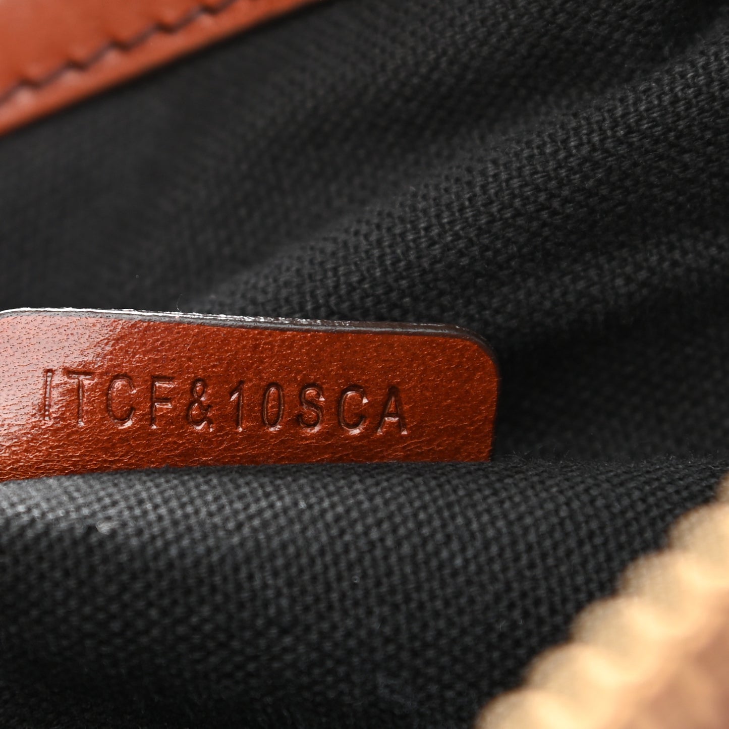 House Check Small Gladstone Dark Tan