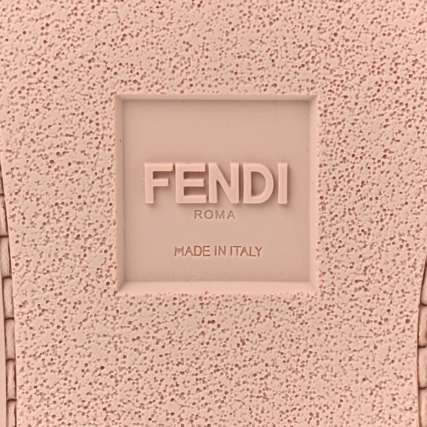 Fendi Vitello FF Embossed Womens Slip On Sneakers 39 Pink Burb 8 of 8