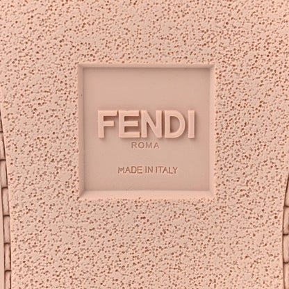 Fendi Vitello FF Embossed Womens Slip On Sneakers 39 Pink Burb 8 of 8