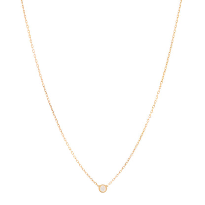 Cartier 18K Pink Gold Diamond SM D'Amour Pendant Necklace 1 of 4