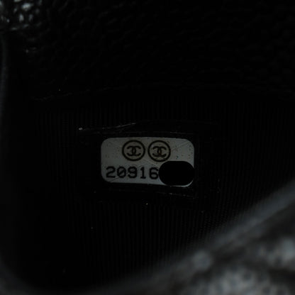 Chanel Caviar Quilted Flap Card Holder Black 8 of 8