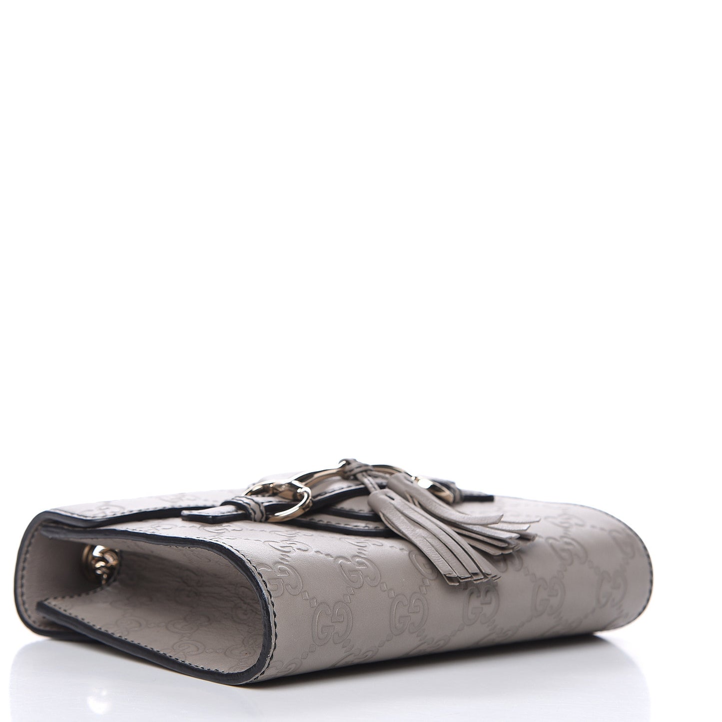 Guccissima Mini Emily Chain Shoulder Bag Storm Grey
