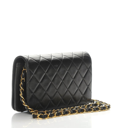 Chanel Lambskin Quilted Small Single Flap Bag Black 3 of 10