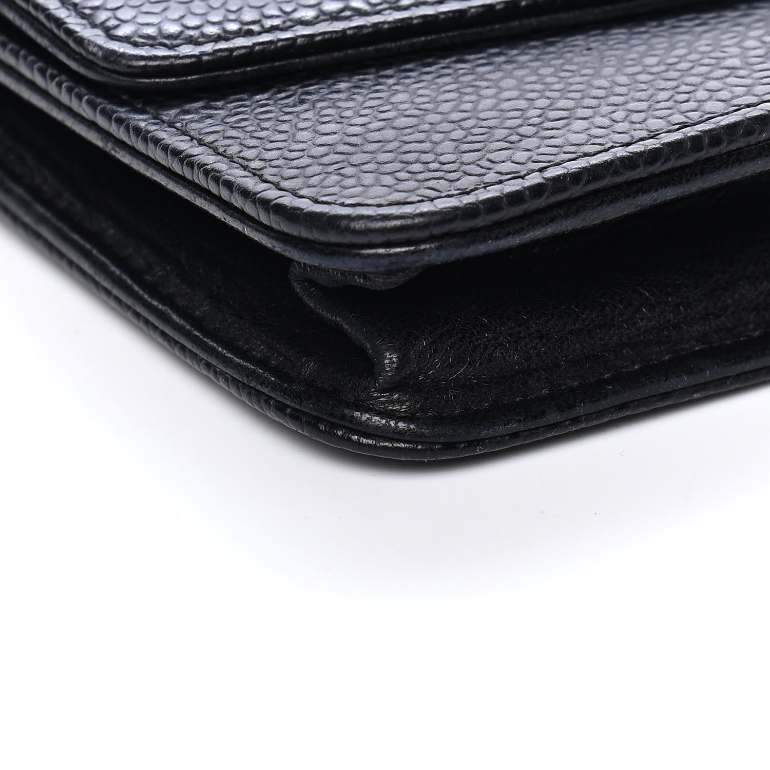 Chanel Caviar Timeless CC Wallet On Chain WOC Black 8 of 10
