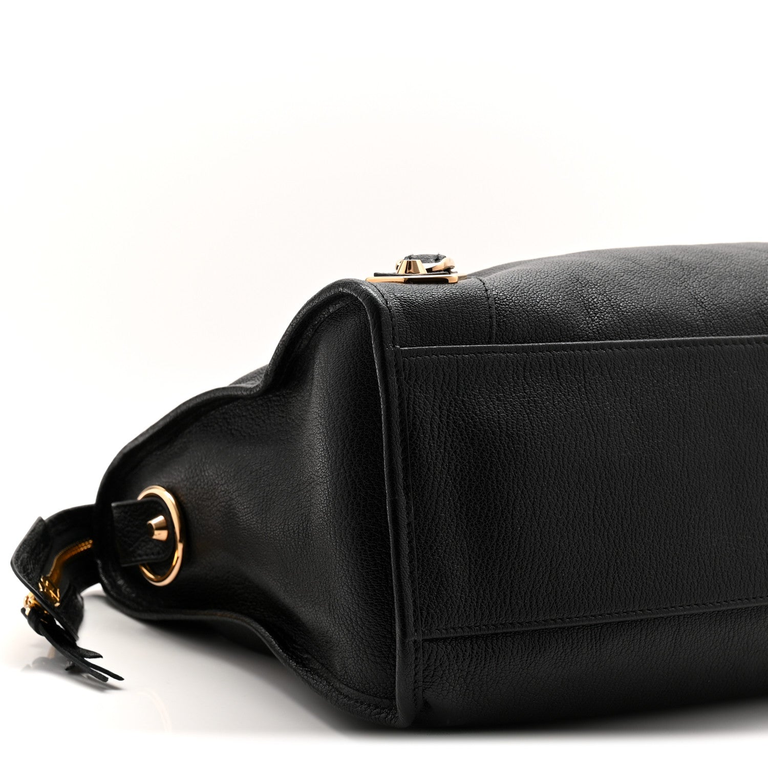 Balenciaga Chevre Gold Metallic Edge Hardware City Black 10 of 11