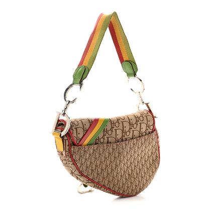 Christian Dior Monogram Rasta Saddle Bag Beige 3 of 12