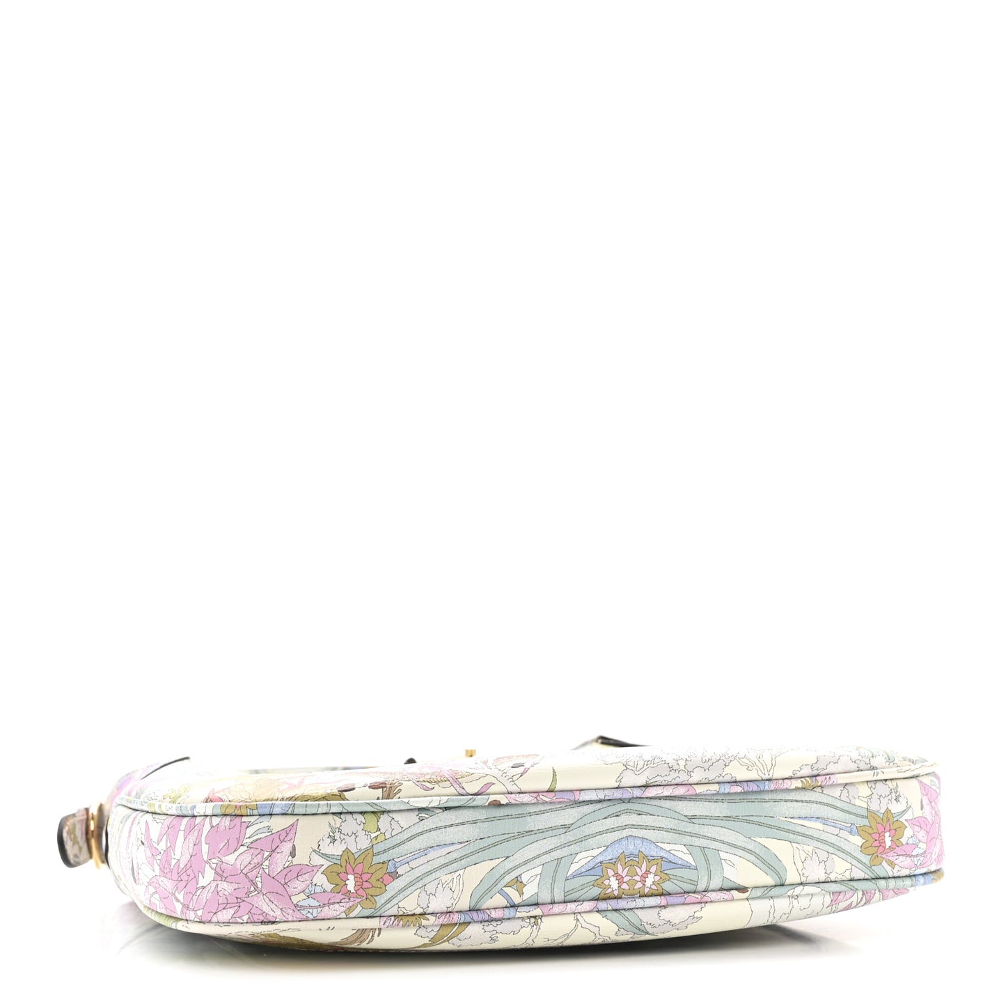 New Shangai Calfskin Tiger Savanah Small Jackie 1961 Hobo Chalky White Multicolor