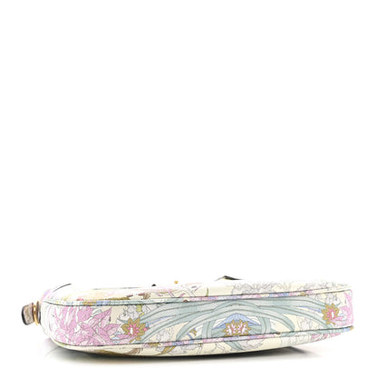 Gucci New Shangai Calfskin Tiger Savanah Small Jackie 1961 Hobo Chalky White Multicolor 4 of 12