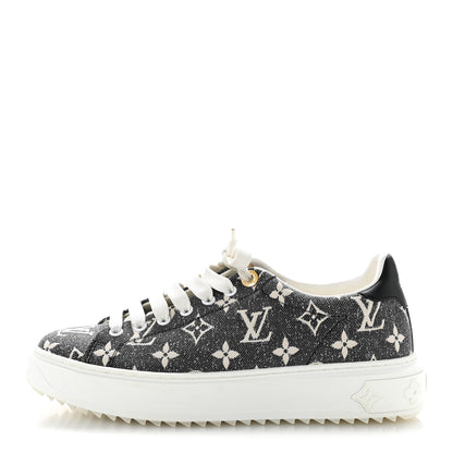 Louis Vuitton Denim Monogram Time Out Sneakers 39 1 of 12