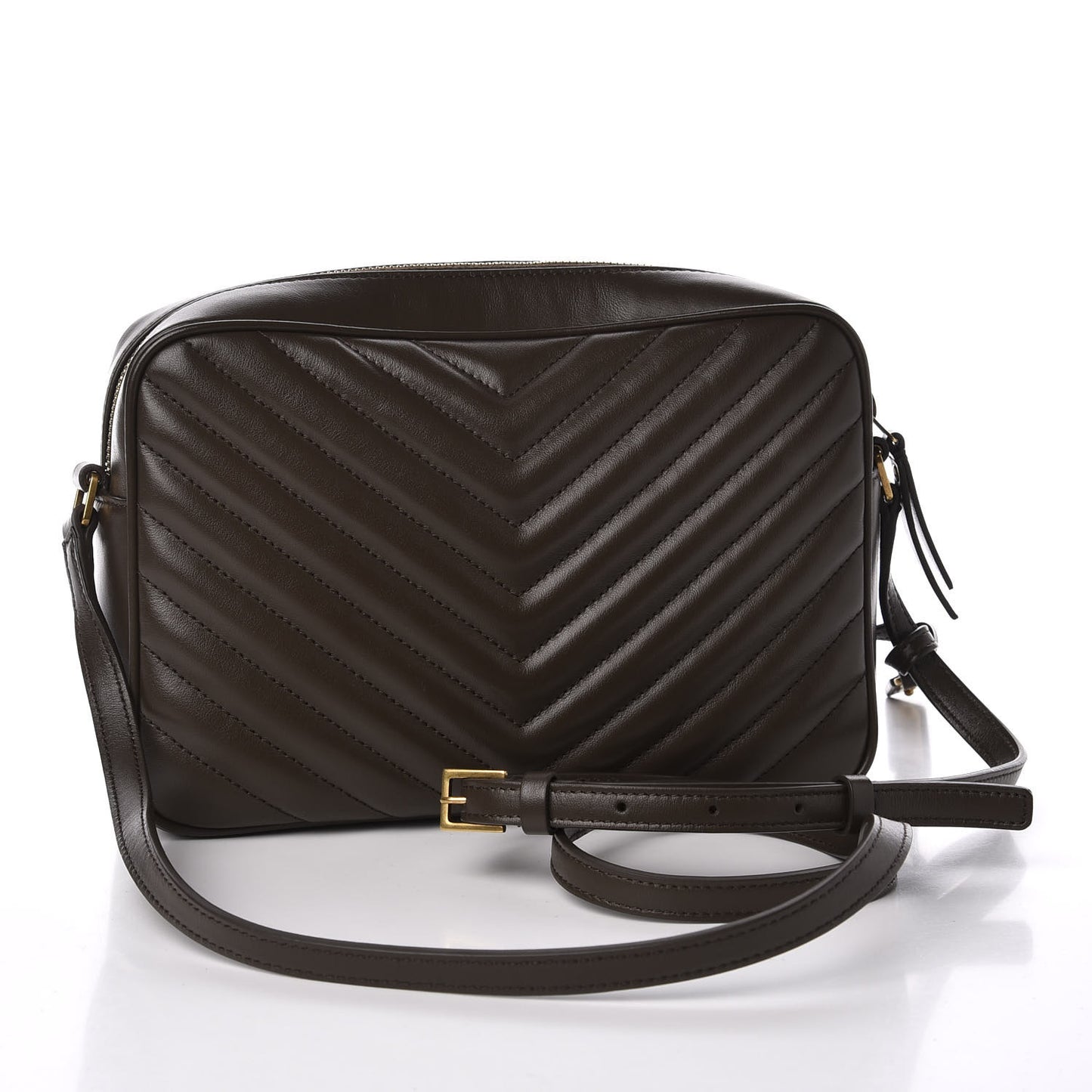 Calfskin Matelasse Monogram Lou Camera Bag Faggio