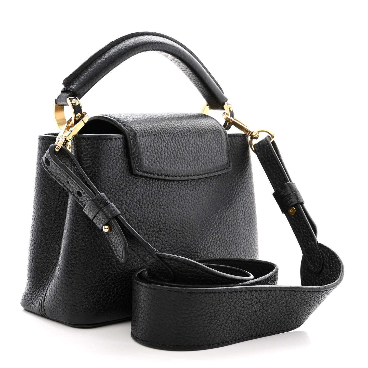 Louis Vuitton Taurillon Mini Capucines Black 3 of 19