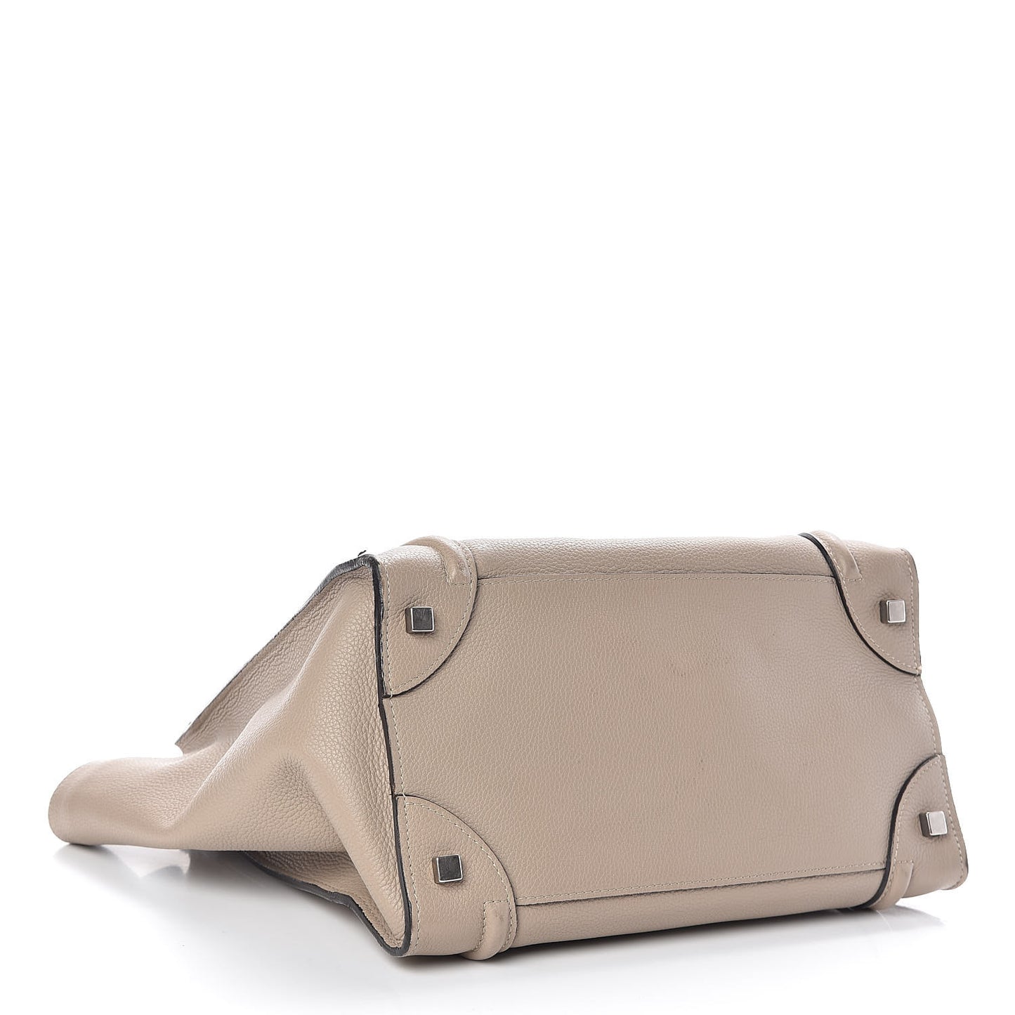 Drummed Calfskin Mini Luggage Dune