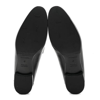 Hermes Goatskin Womens Royal Loafers 41 Black 5 of 9