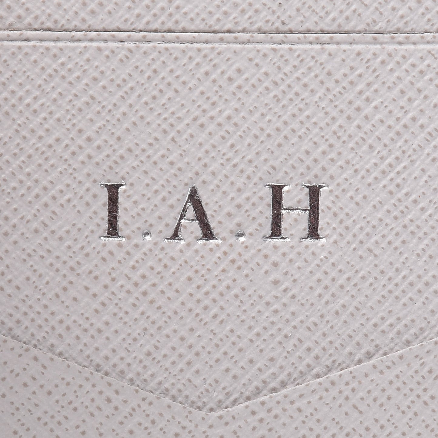 Monogram Pocket Organizer White