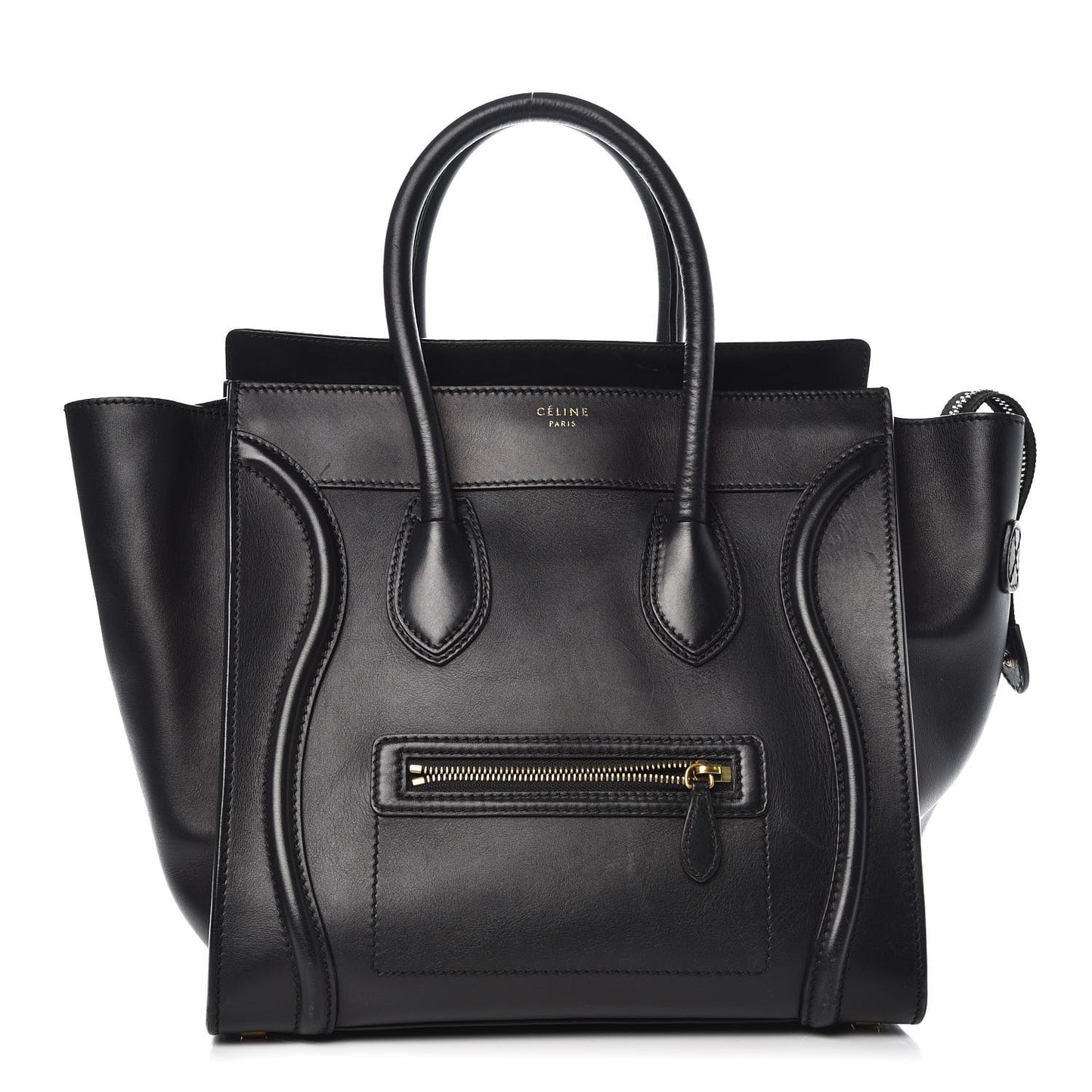 Smooth Calfskin Mini Luggage Black