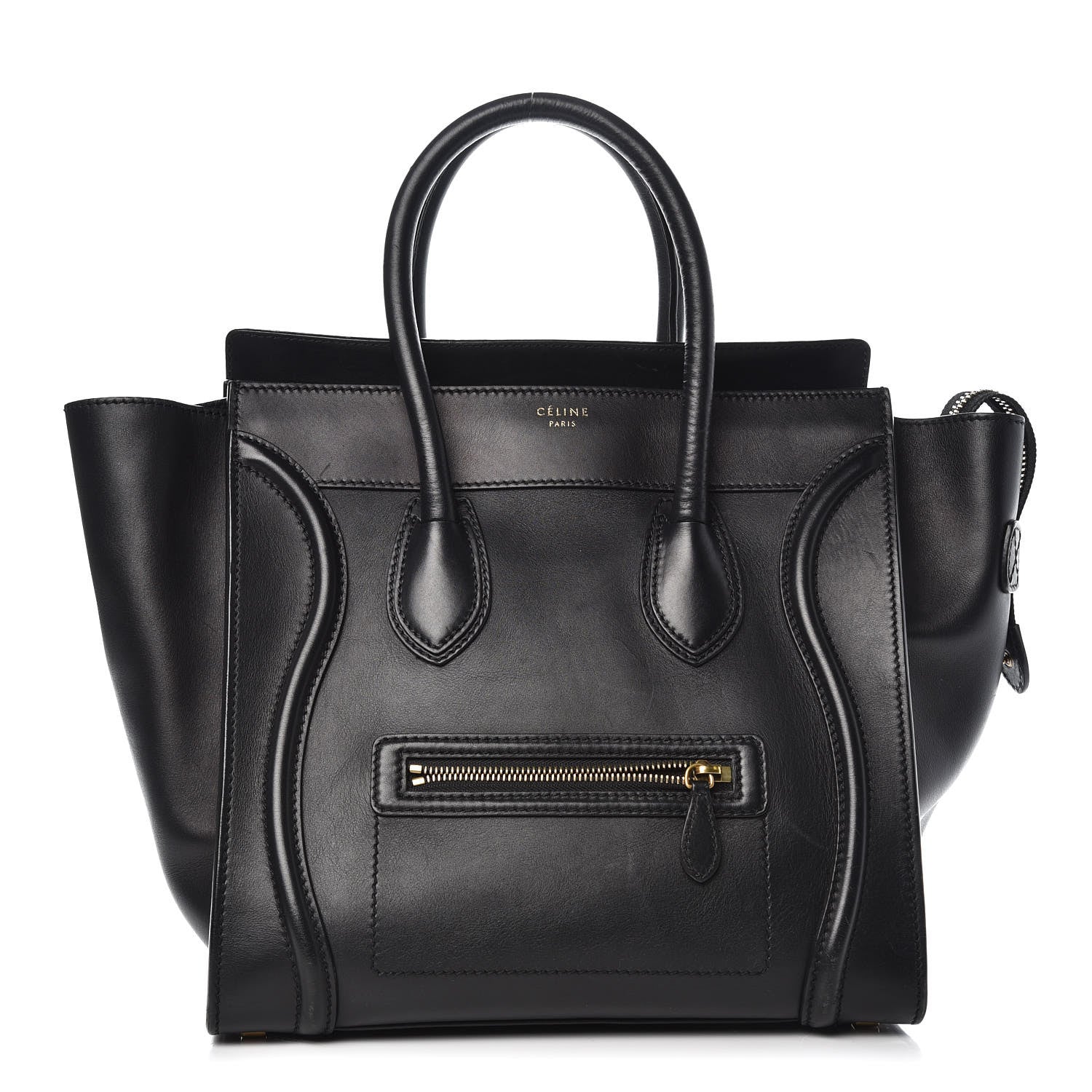 Celine Smooth Calfskin Mini Luggage Black 1 of 11