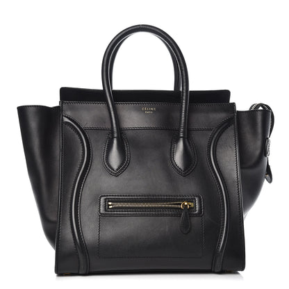 Celine Smooth Calfskin Mini Luggage Black 1 of 11