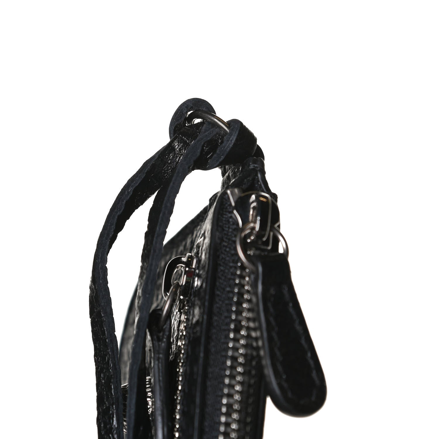 Balenciaga Agneau Giant 12 Silver Hardware Coin Purse Black 10 of 10