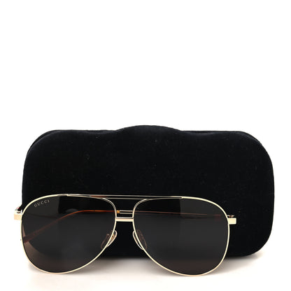 Gucci Web Aviator Sunglasses GG1677S Gold 8 of 8