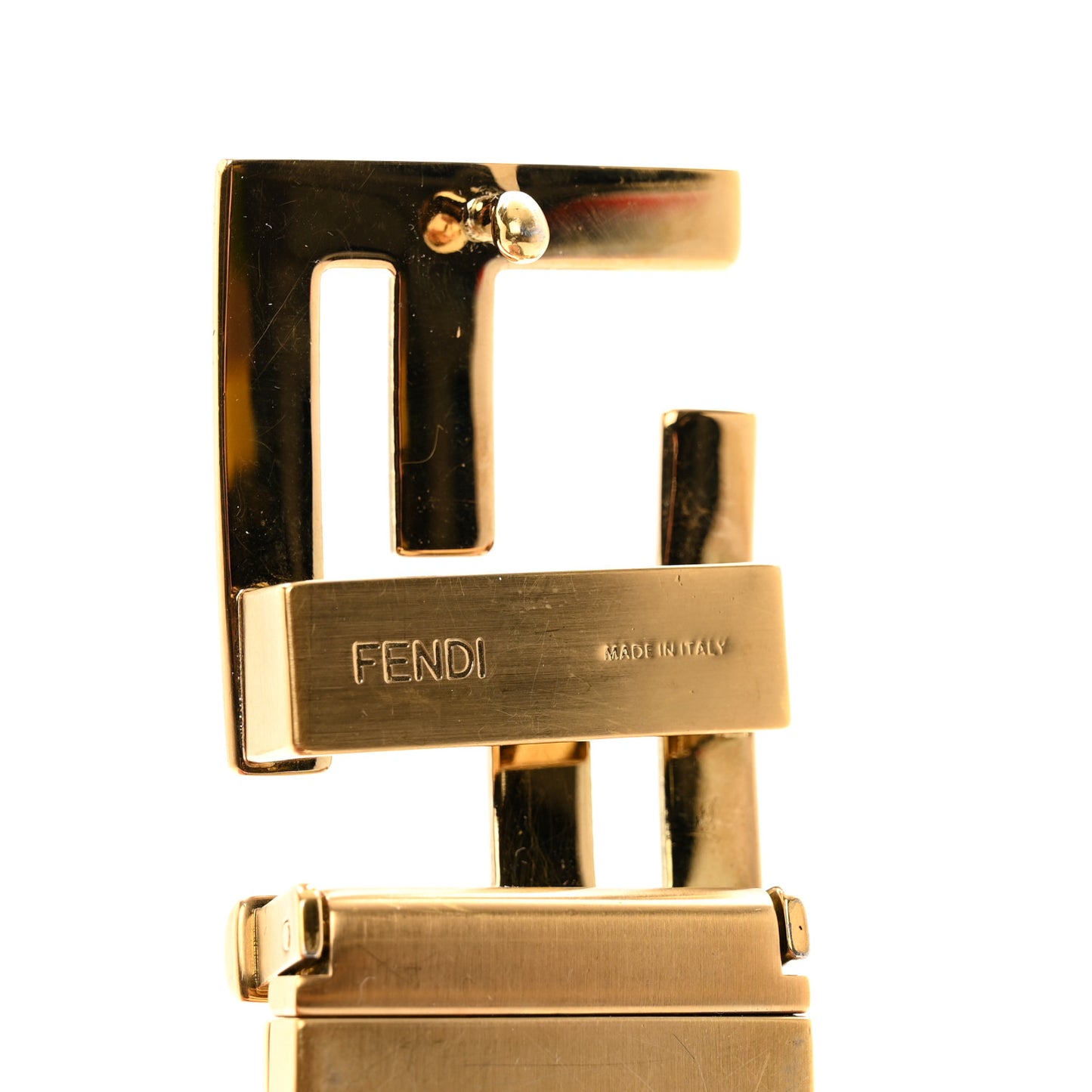 Cuoio Romano FF Buckle Belt 120 48 Black