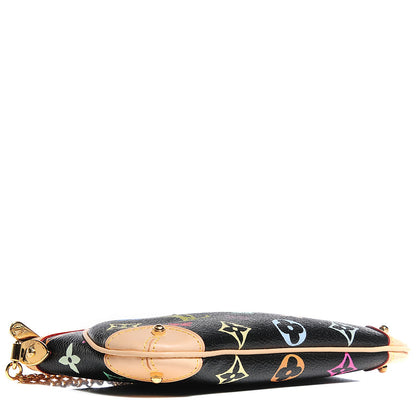 Louis Vuitton Monogram Multicolor Pochette Milla MM Black 4 of 8