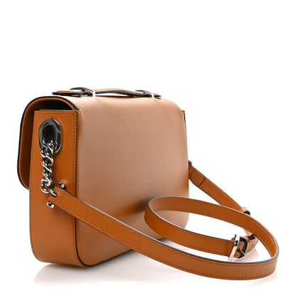 Gucci Senna Calfskin Petite GG Top Handle Shoulder Bag Brown 3 of 10