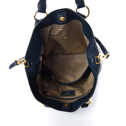 Prada Vitello Daino Shopping Tote Inchiostro 6 of 14