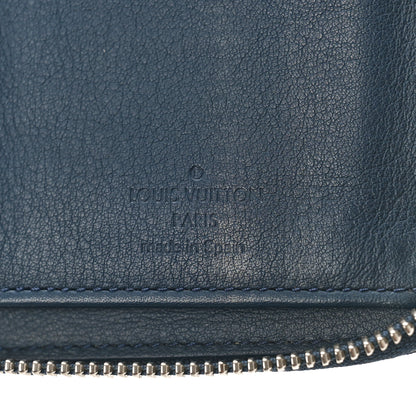 Louis Vuitton Taurillon Vertical Zippy Wallet Navy 6 of 10