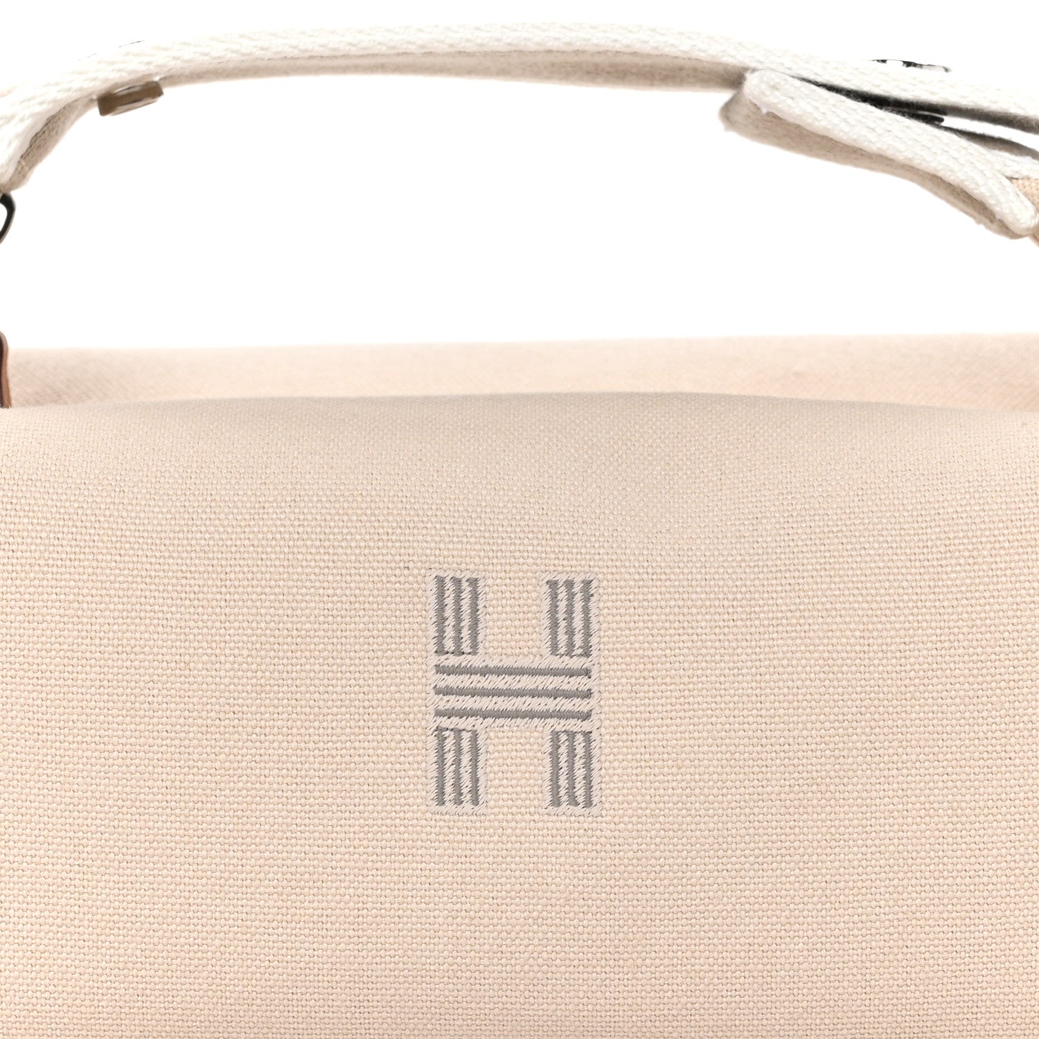 Hermes Canvas Bride-A-Brac Pouch Natural 7 of 9