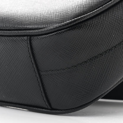 Prada Saffiano Lux Logo Belt Bag Black 10 of 11