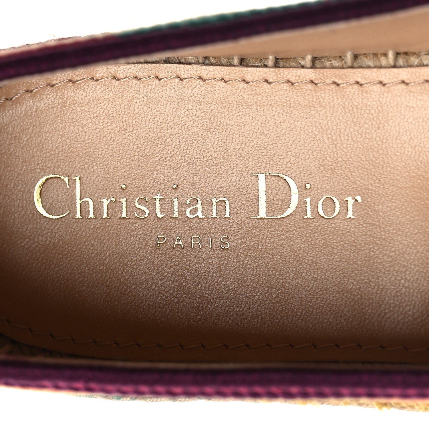 Christian Dior Cotton Embroidered Patchwork Granville Espadrille 41 Multicolor 8 of 9