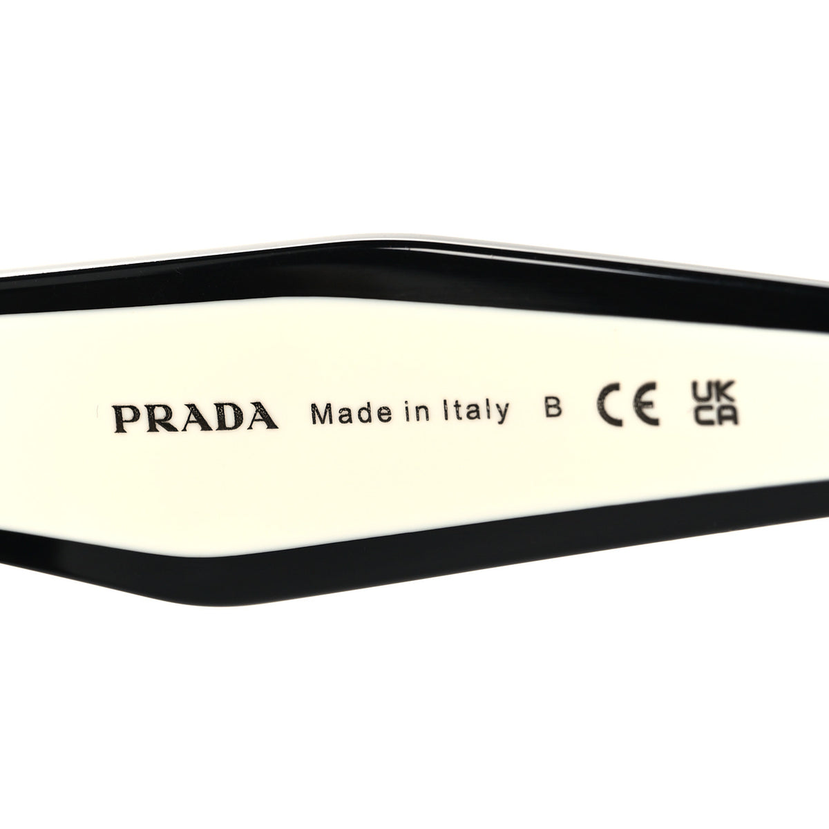Acetate Sunglasses SPR D02 Black White
