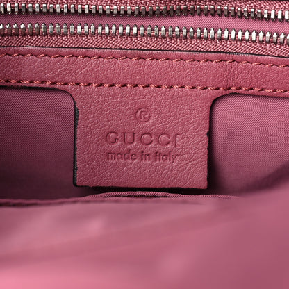 Gucci GG Supreme Monogram Blooms Small Single Buckle Backpack Beige Multicolor Dry Rose 6 of 10