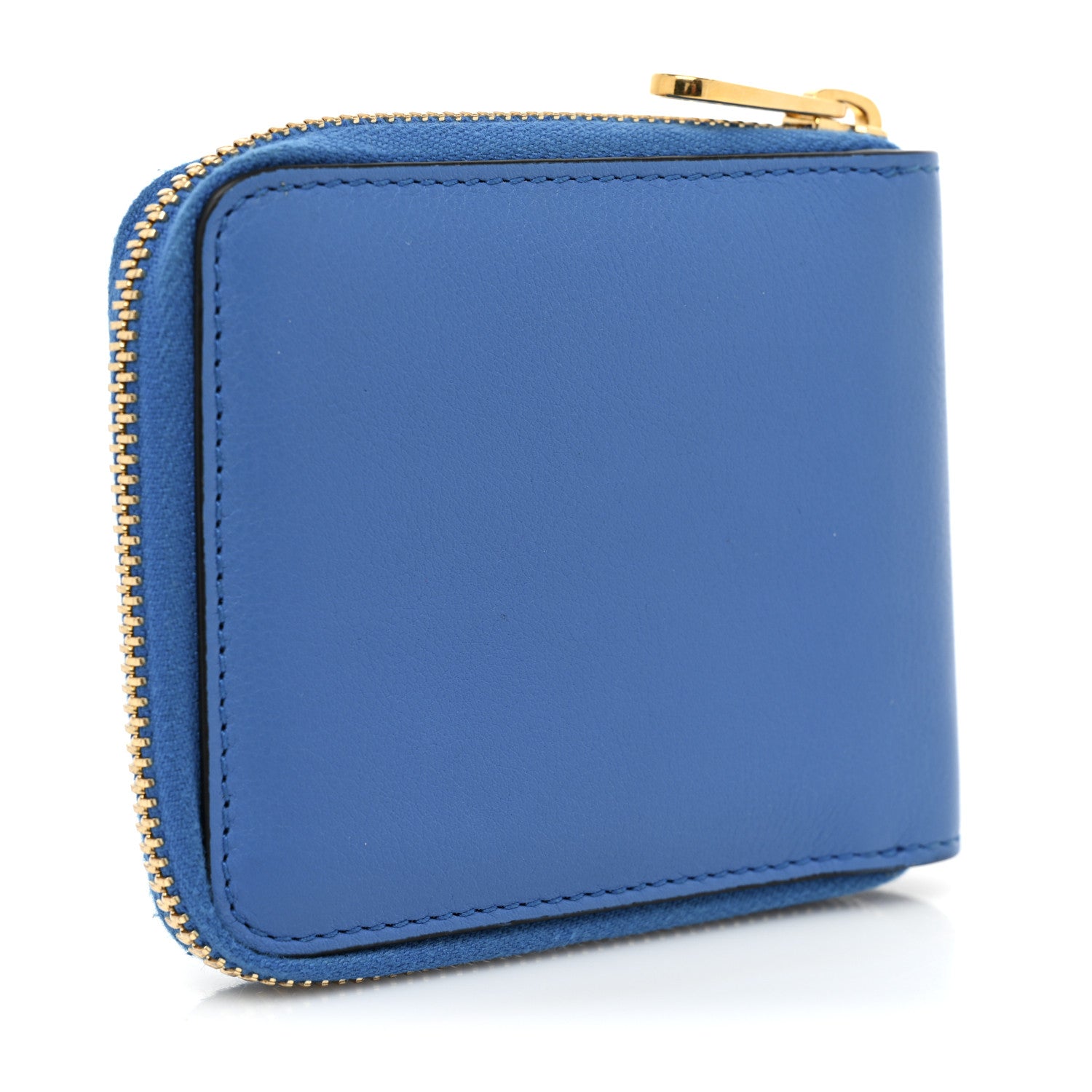Gucci Vitello Eclipse Interlocking G Zip Around Card Case Wallet Bright Splash Carrot Orange 3 of 12