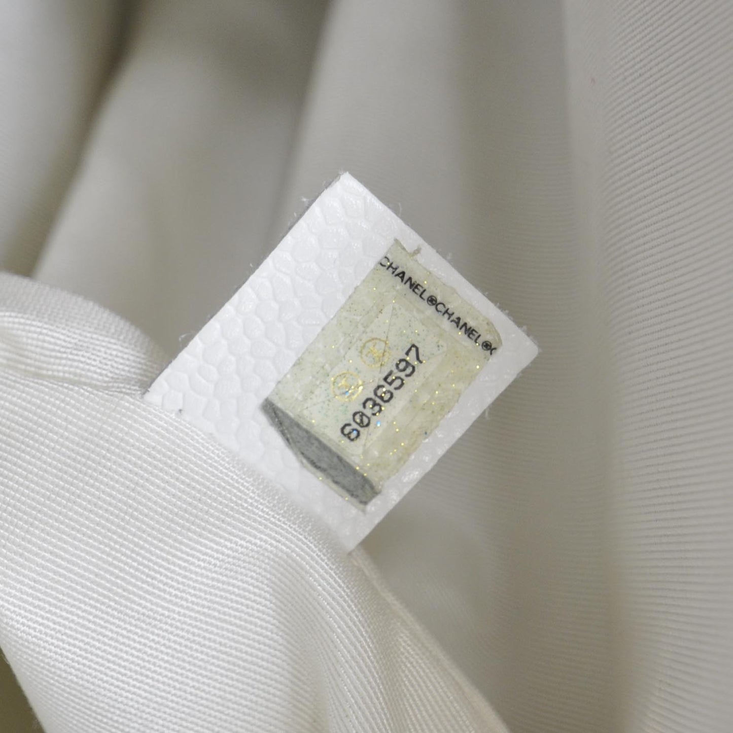 Caviar Kelly Flap Bag White