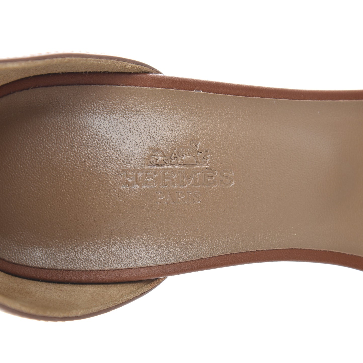 Calfskin Legend Wedge Sandals 39 Gold