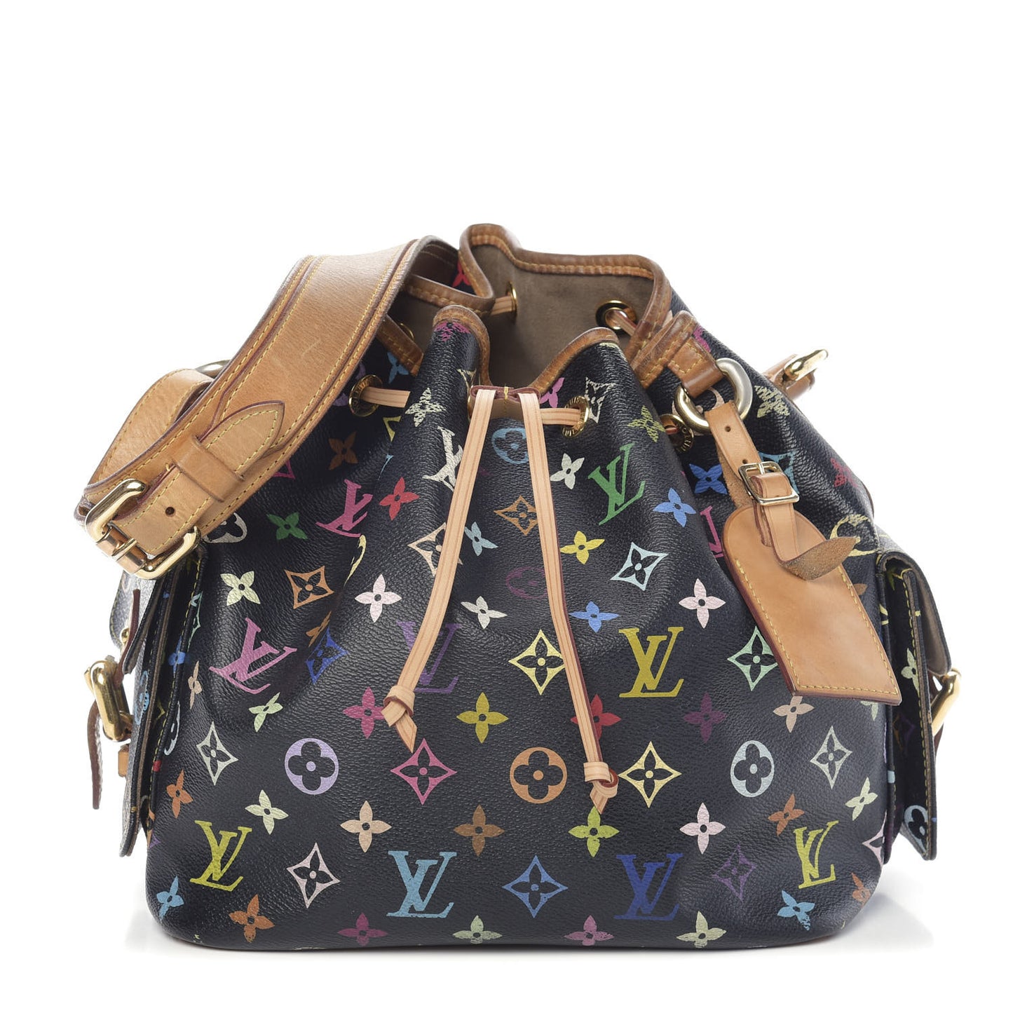Monogram Multicolor Petit Noe Black