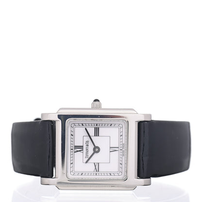 Tiffany Stainless Steel Calfskin 24mm Classic Square Quartz Watch 2 of 4